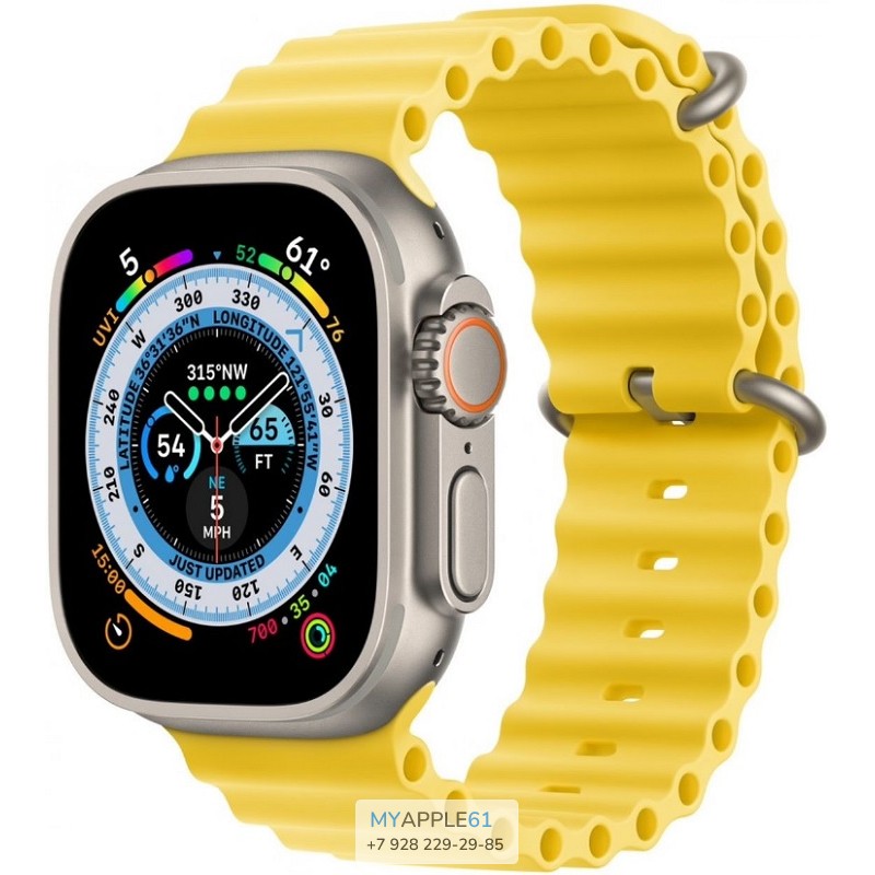 Apple Watch Ultra 49 mm Yellow Ocean Band